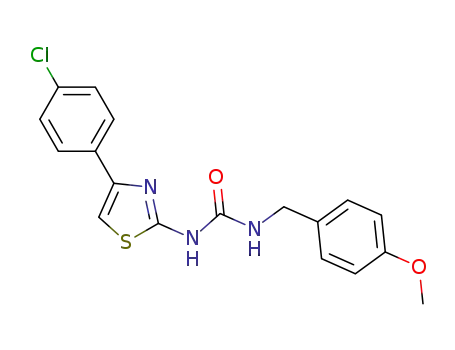 1-(4-(4-chlorophenyl)thiazol-2-yl)-3-(4-methoxybenzyl)urea