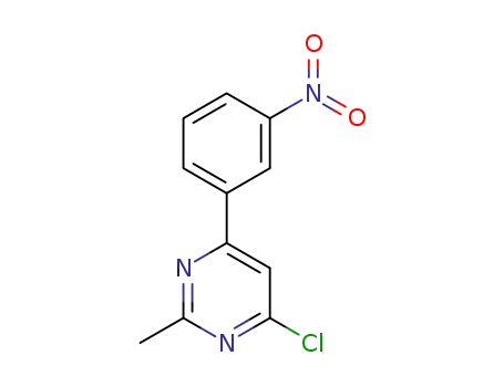 4-chloro-2-methyl-6-(3-nitro-phenyl)-pyrimidine