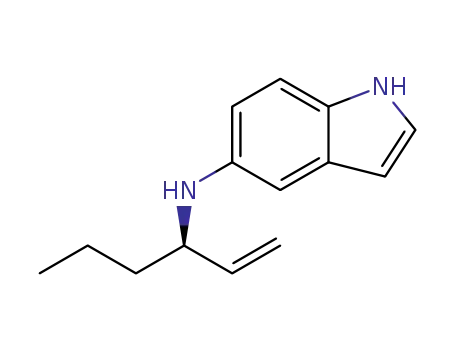 (R)-N-(hex-1-en-3-yl)-1H-indol-5-amine