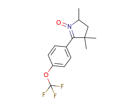 2,4,4-trimethyl-5-(4-(trifluoromethoxy)phenyl)-3,4-dihydro-2H-pyrrole 1-oxide
