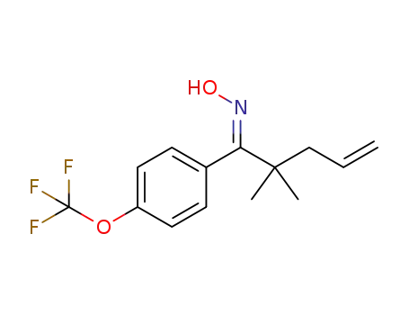 (Z)-2,2-dimethyl-1-(4-(trifluoromethoxy)phenyl)pent-4-en-1-one oxime
