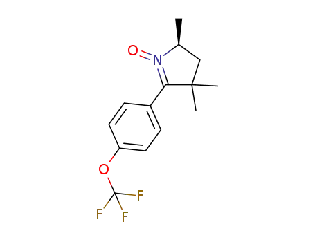 2,4,4-trimethyl-5-(4-(trifluoromethoxy)phenyl)-3,4-dihydro-2H-pyrrole 1-oxide