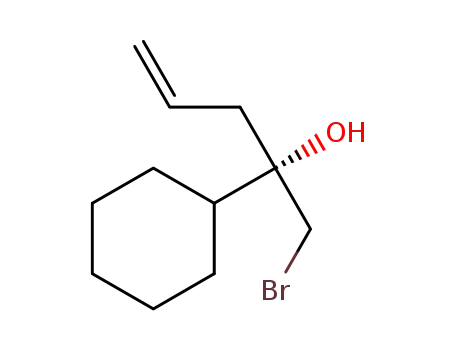 (S)-1-bromo-2-cyclohexylpent-4-en-2-ol