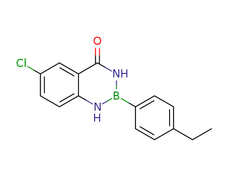 6-chloro-2-(4-ethylphenyl)-2,3-dihydrobenzo[d][1,3,2]diazaborinin-4(1H)-one