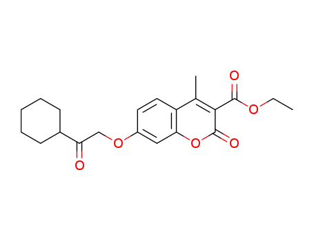 ethyl 7-(2-cyclohexyl-2-oxoethoxy)-4-methyl-2-oxo-2H-chromene-3-carboxylate