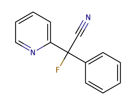 2-fluoro-2-phenyl-2-(pyridin-2-yl)acetonitrile