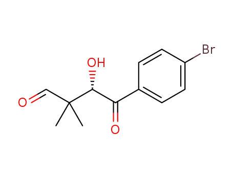 (S)-4-(4-bromophenyl)-3-hydroxy-2,2-dimethyl-4-oxobutanal