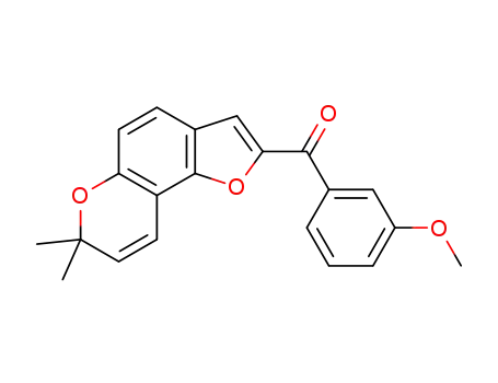 (7,7-dimethyl-7H-furo[2,3-f]chromen-2-yl)(3-methoxyphenyl)methanone