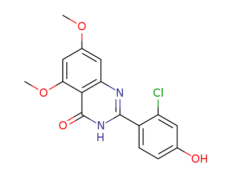 2-(2-chloro-4-hydroxyphenyl)-5,7-dimethoxyquinazolin-4(3H)-one