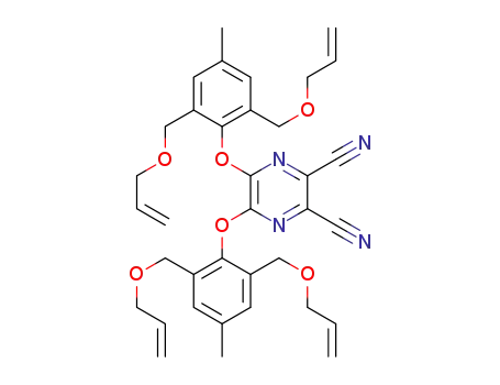 5,6-bis(2,6-bis((allyloxy)methyl)-4-methylphenoxy)pyrazine-2,3-dicarbonitrile
