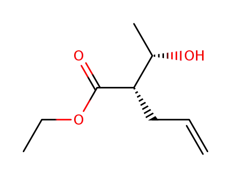 (2S,1'S)-2-(1-hydroxyethyl)-pent-4-enoate d'ethyle