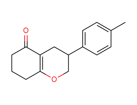 3-(4-methylphenyl)-2,3,4,6,7,8-hexahydro-5H-1-benzopyran-5-one