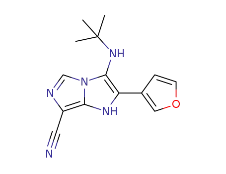 3-(tert-butylamino)-2-(furan-3-yl)-1H-imidazo[1,5-a]imidazole-7-carbonitrile