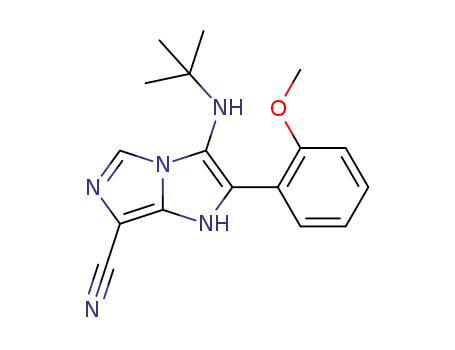 3-(tert-butylamino)-2-(2-methoxyphenyl)-1H-imidazo[1,5-a]imidazole-7-carbonitrile