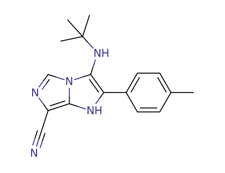3-(tert-butylamino)-2-(p-tolyl)-1H-imidazo[1,5-a]imidazole-7-carbonitrile