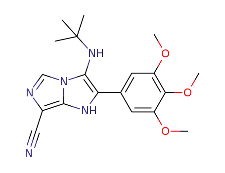 3-(tert-butylamino)-2-(3,4,5-trimethoxyphenyl)-1H-imidazo[1,5-a]imidazole-7-carbonitrile