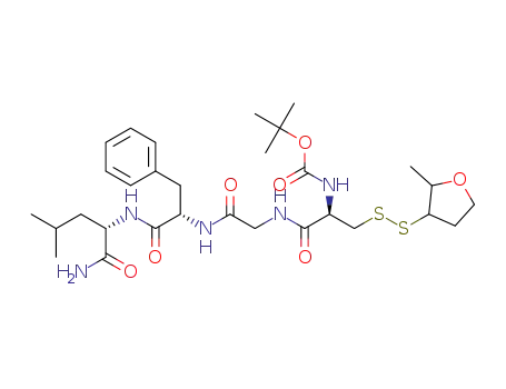 Boc-Cys(2-methyloxolane-3-thiol)-Gly-Phe-Leu-NH2