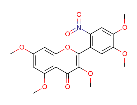 2-(4,5-dimethoxy-2-nitro-phenyl)-3,5,7-trimethoxy-chromen-4-one