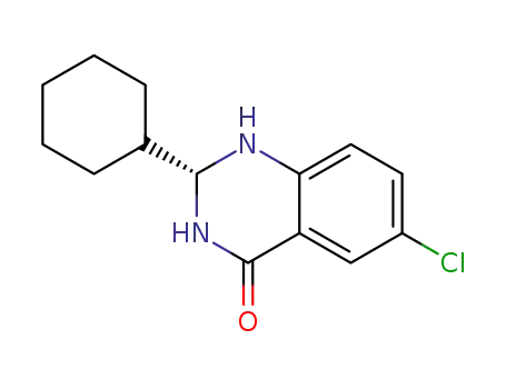 (R)-6-chloro-2-cyclohexyl-2,3-dihydroquinazolin-4(1H)-one