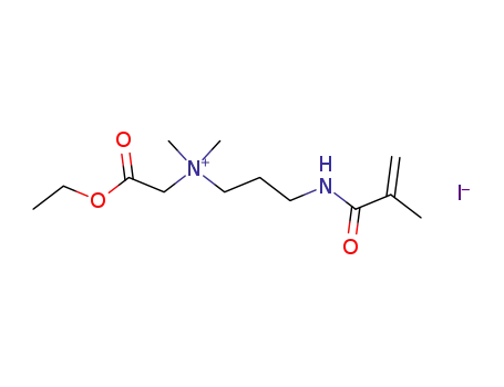 ethoxycarbonylmethyl-(3-methacryloylamino-propyl)-dimethyl-ammonium; iodide