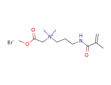 (3-methacryloylamino-propyl)-methoxycarbonylmethyl-dimethyl-ammonium; bromide