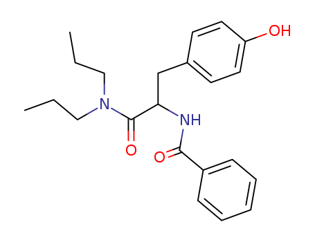 N-Benzoyl-DL-tyrosil-N',N'-dipropylamide