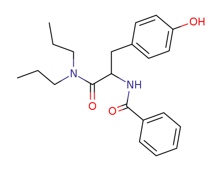 Benzenepropanamide, a-(benzoylamino)-4-hydroxy-N,N-dipropyl-
