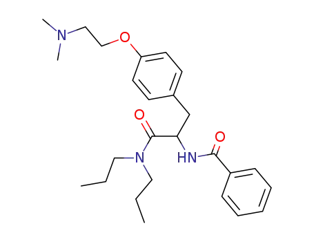 N-{2-[4-(2-Dimethylamino-ethoxy)-phenyl]-1-dipropylcarbamoyl-ethyl}-benzamide