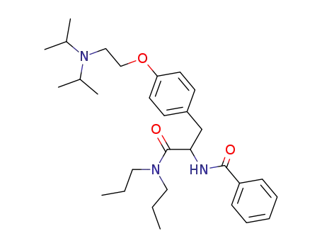 N-{2-[4-(2-Diisopropylamino-ethoxy)-phenyl]-1-dipropylcarbamoyl-ethyl}-benzamide