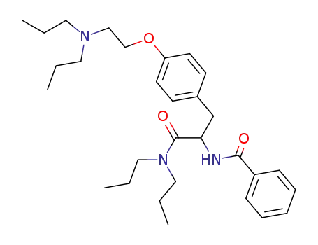 N-{2-[4-(2-Dipropylamino-ethoxy)-phenyl]-1-dipropylcarbamoyl-ethyl}-benzamide