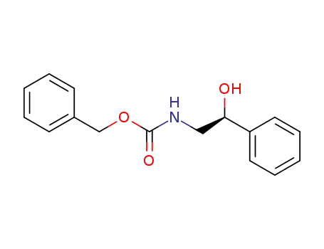 Molecular Structure of 500763-83-7 (Carbamic acid, [(2S)-2-hydroxy-2-phenylethyl]-, phenylmethyl ester)