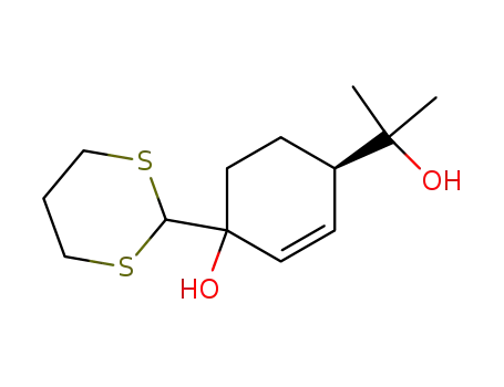 (4R)-1-(1,3-dithianyl)-4-(2-(2-hydroxypropanyl))-2-cyclohexen-1-ol