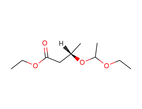 (3S)-3-(1'-Aethoxyaethoxy)buttersaeure-aethylester