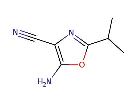 2-isopropyl-5-amino-4-cyano-1,3-oxazole