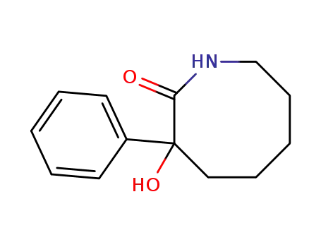 Molecular Structure of 93350-13-1 (2(1H)-Azocinone, hexahydro-3-hydroxy-3-phenyl-)