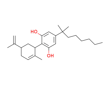 5-(1,1-Dimethyl-heptyl)-2-(5-isopropenyl-2-methyl-cyclohex-2-enyl)-benzene-1,3-diol