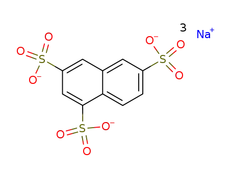 Molecular Structure of 5182-30-9 (Trisodium naphthalene-1,3,6-trisulphonate)