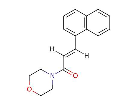 (E)-1-morpholino-3-(naphthalen-1-yl)prop-2-en-1-one
