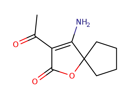 3-acetyl-4-amino-1-oxaspiro<4.4>-3-nonen-2-one