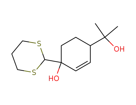 (+/-)-1-(1,3-dithianyl)-4-(1-hydroxy-1-methylethyl)cyclohex-2-enol