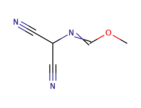 Molecular Structure of 111267-83-5 (Methanimidic acid, N-(dicyanomethyl)-, methyl ester)