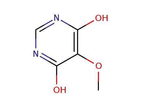 Molecular Structure of 5193-84-0 (4,6-Dihydroxy-5-methoxypyrimidine)