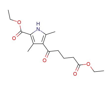 ethyl 5-<5-(ethoxycarbonyl)-2,4-dimethylpyrrol-3-yl>-5-oxopentanoate