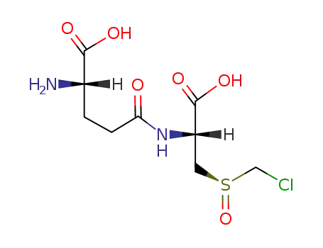(SCRCRS)-N-(γ-L-glutamyl)-S-oxo-S-(chloromethyl)-L-cysteine