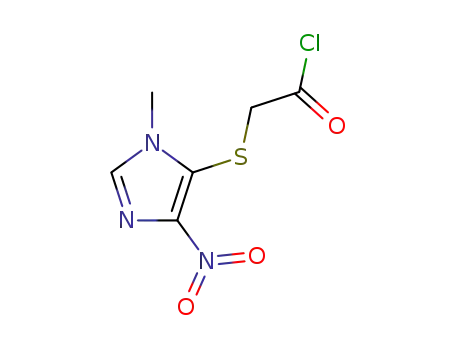 (3-methyl-5-nitro-3H-imidazol-4-ylsulfanyl)-acetyl chloride