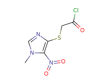 (1-methyl-5-nitro-1H-imidazol-4-ylsulfanyl)-acetyl chloride