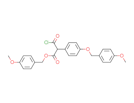 chlorocarbonyl-[4-(4-methoxy-benzyloxy)-phenyl]-acetic acid 4-methoxy-benzyl ester