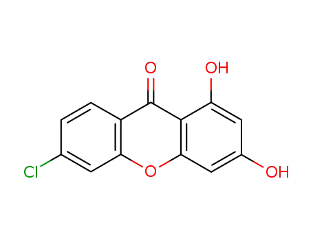 6-chloro-1,3-dihydroxy-9H-xanthen-9-one