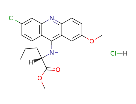 (S)-2-(6-Chloro-2-methoxy-acridin-9-ylamino)-pentanoic acid methyl ester; hydrochloride