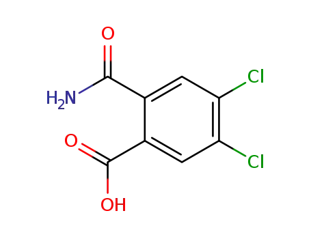 2-carbamoyl-4,5-dichlorobenzoic acid